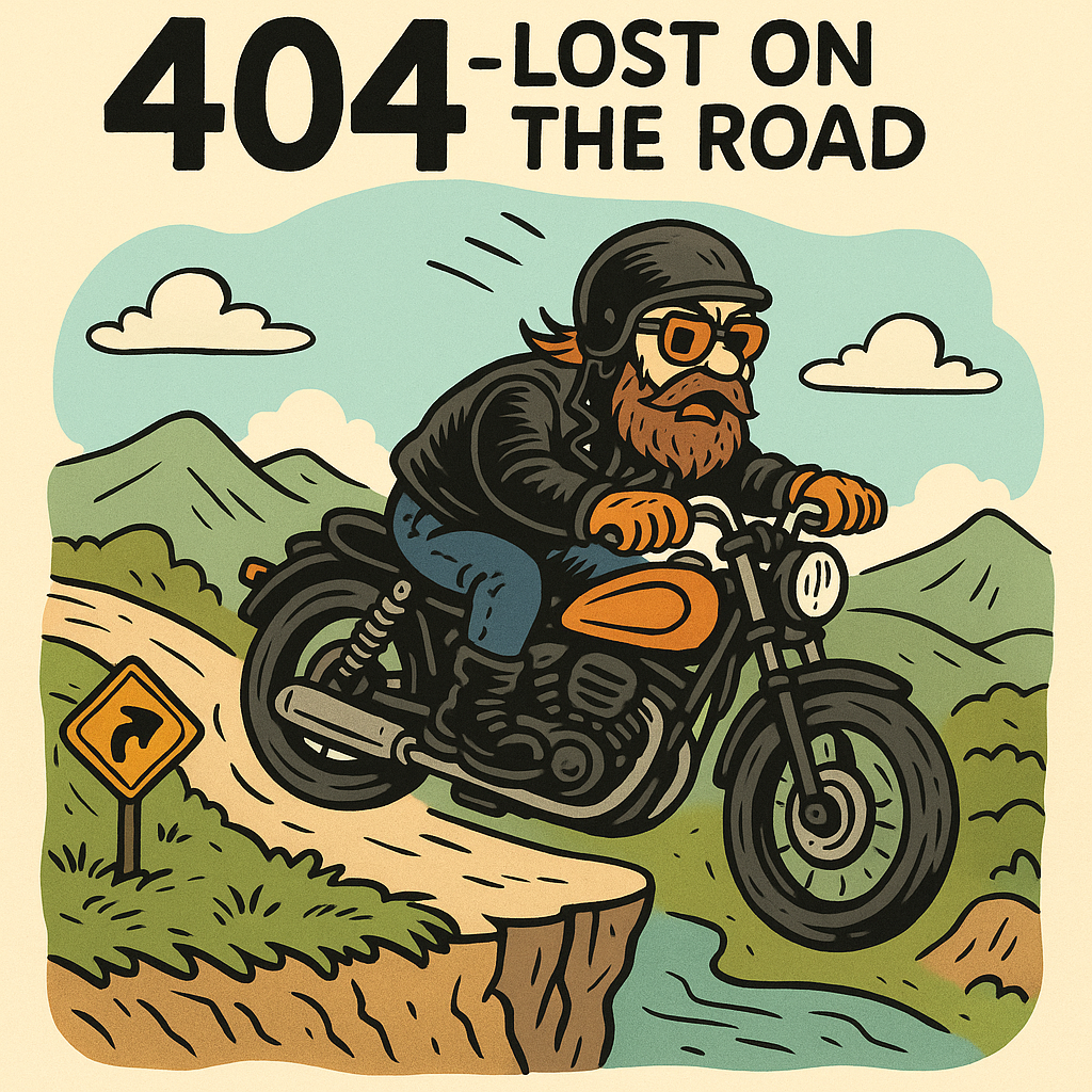 Biker flying off a mountain curve