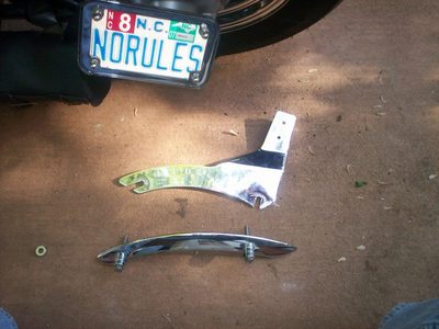 side plates for the sissy bar